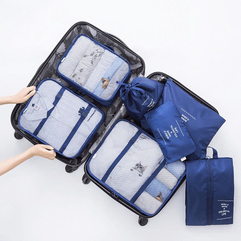Kit de 7 Bolsas Organizadoras Para Maleta de Viaje STORAGE BAG - PAGA 4 LLEVA 7