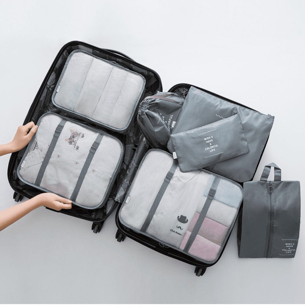 Kit de 7 Bolsas Organizadoras Para Maleta de Viaje STORAGE BAG - PAGA 4 LLEVA 7