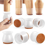 Kit de 16 Piezas de Protector de Pies de Muebles en Silicona