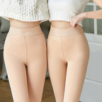 Medias Térmicas Forradas con Lana Efecto Translúcido