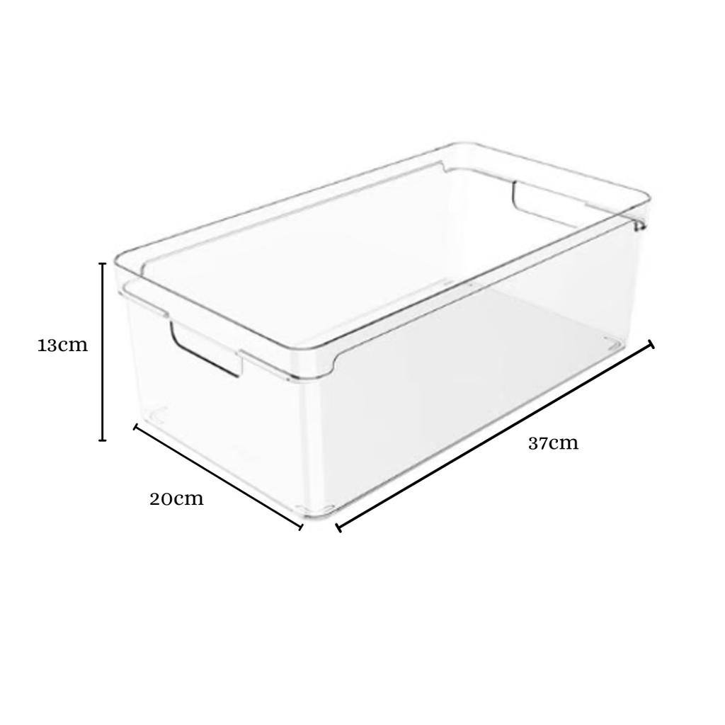 Organizador transparente 37cm x 20cm