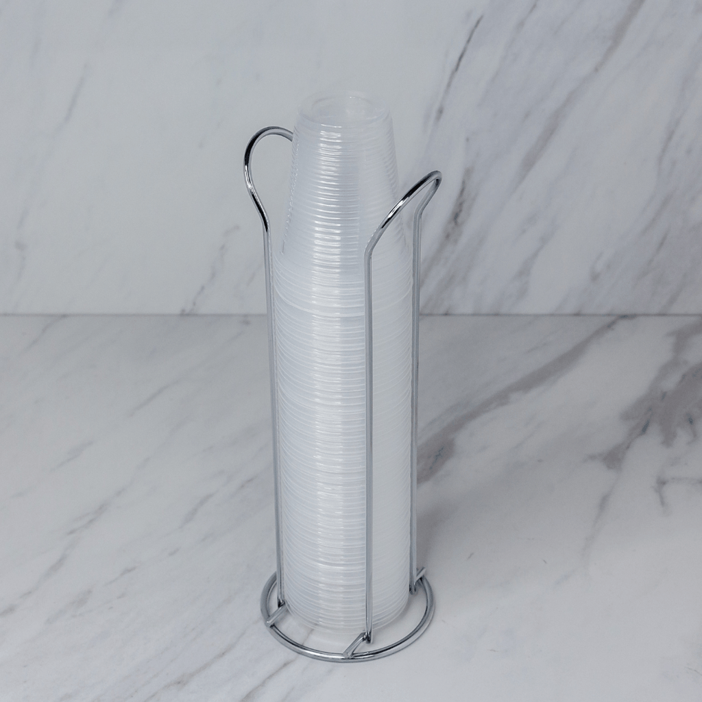 Organizador Cromado Para Vasos Desechables de Agua 200ML