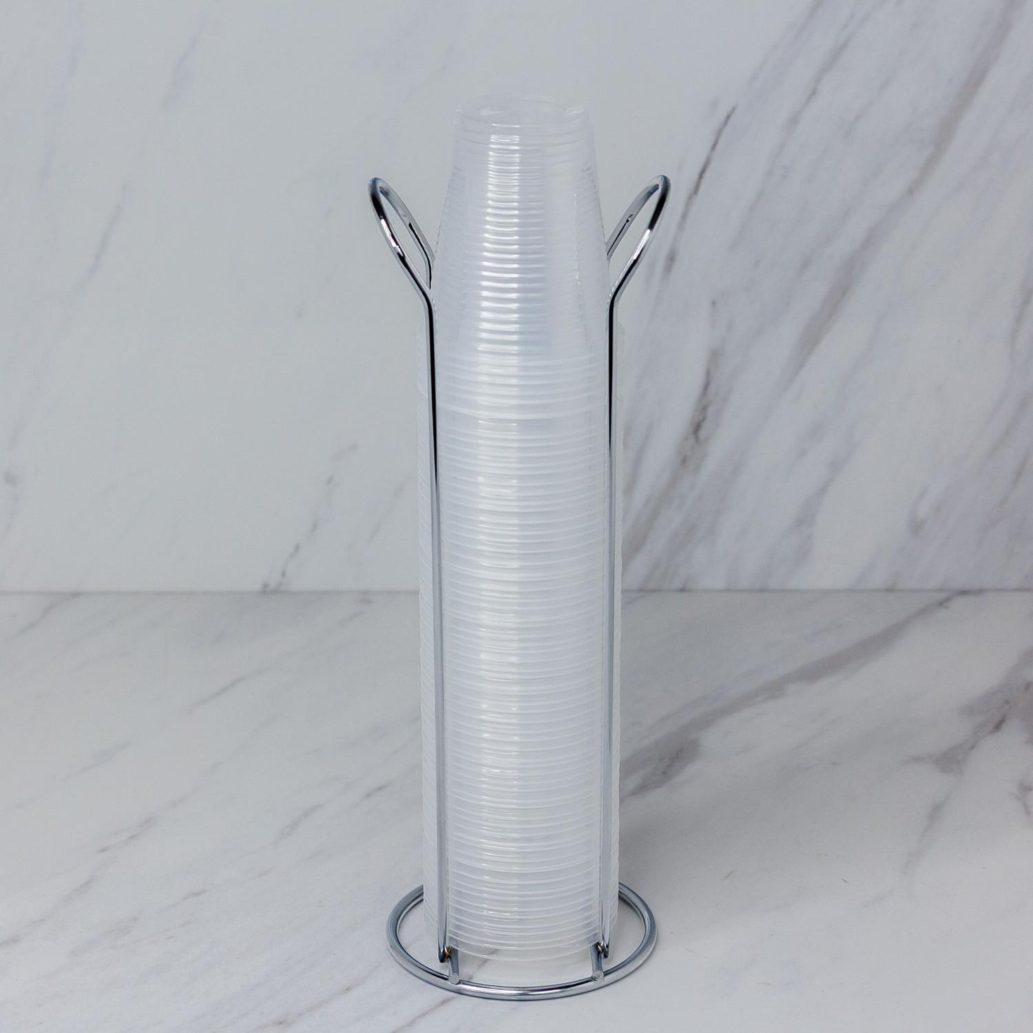 Organizador Cromado Para Vasos Desechables de Agua 200ML