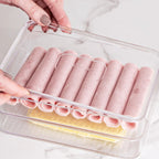 Organizador de Fiambres Doble Transparente Natural