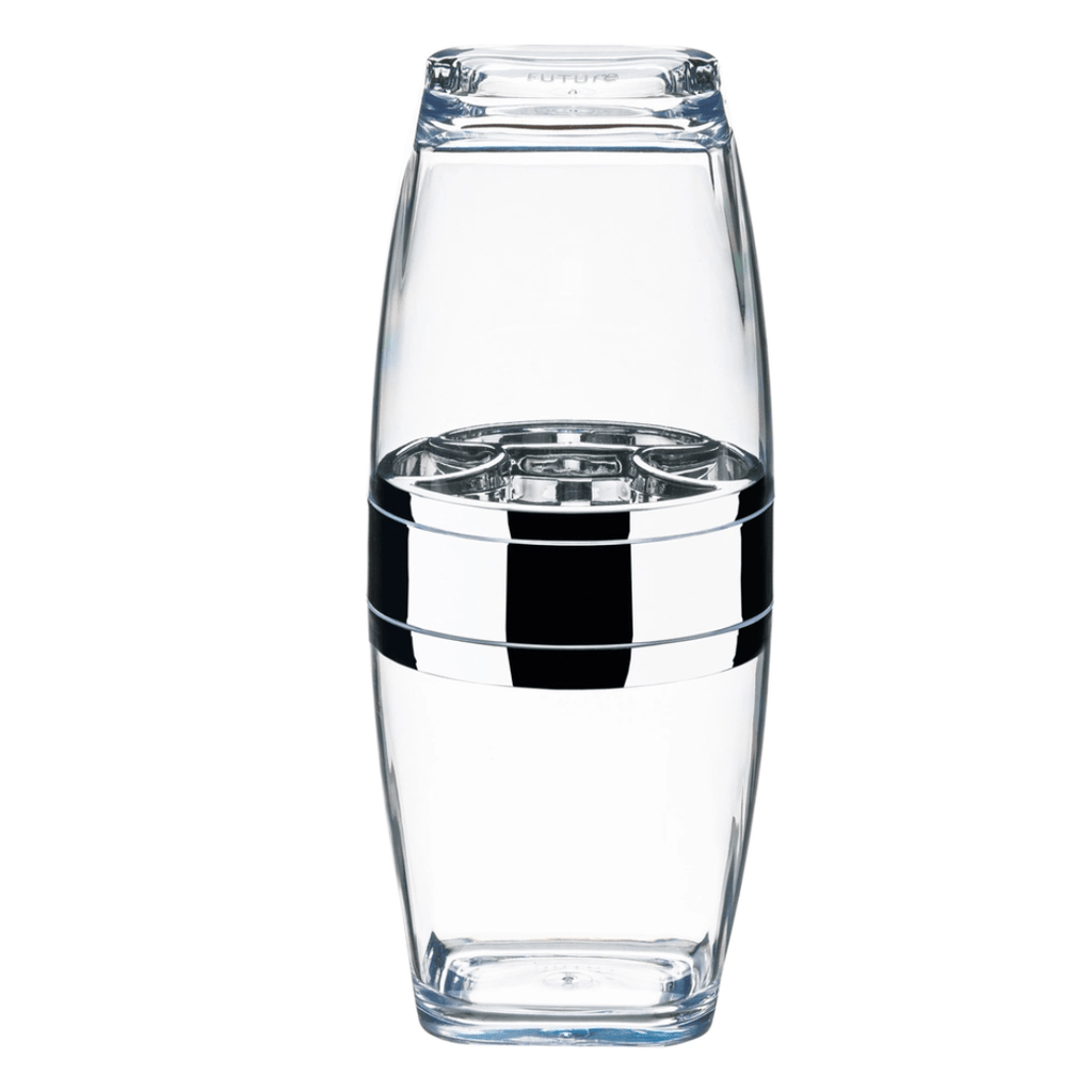 Soporte para Cepillo y Pasta de Dientes de Plástico Transparente 22cm