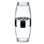 Soporte para Cepillo y Pasta de Dientes de Plástico Transparente 22cm