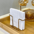 Servilletero Dorado 13,5 cm