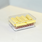 Organizador de Fiambres Doble Transparente Natural