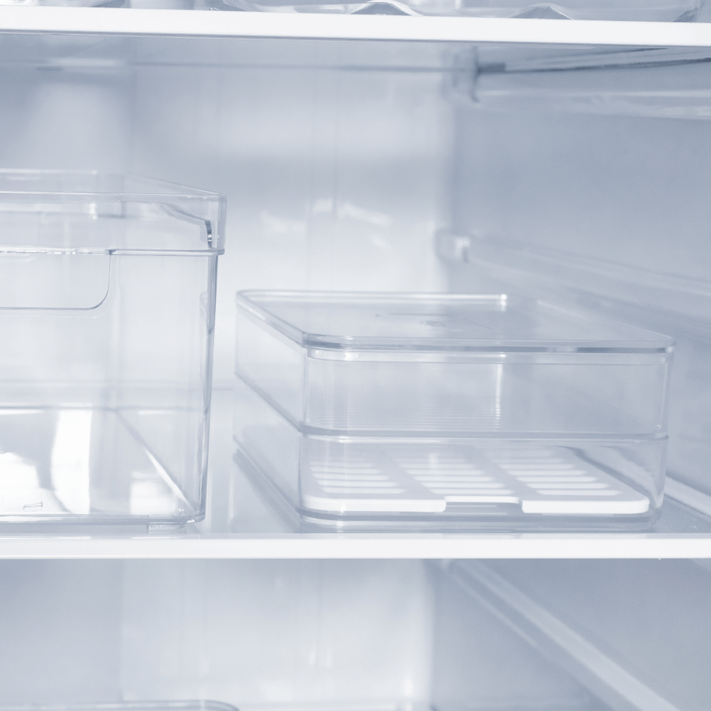 Organizador de Fiambres Doble Transparente Natural