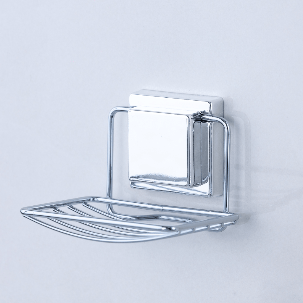 Jabonera con Ventosa Cromada