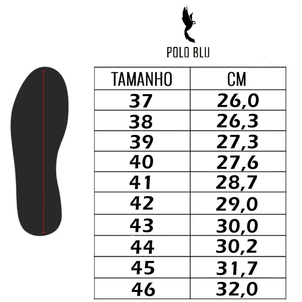 Zapatillas Masculinas Polo Blu