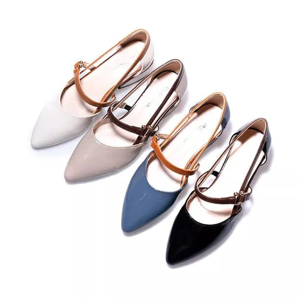 Zapato de Cuero Venecia© Tacón Bajo | Moda Verano 2023