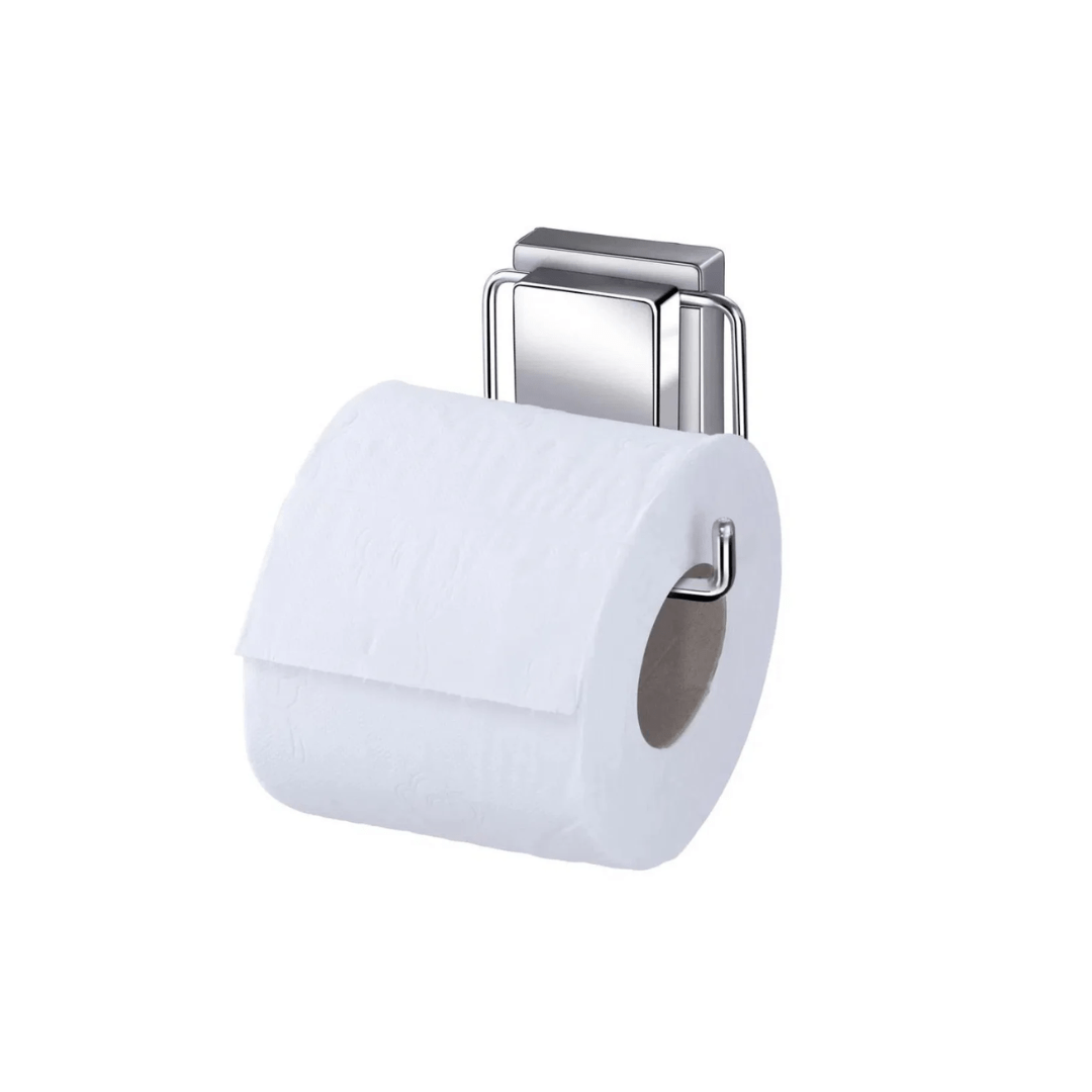 Portarrollo de Papel Higiénico con Ventosa Fija Cromado