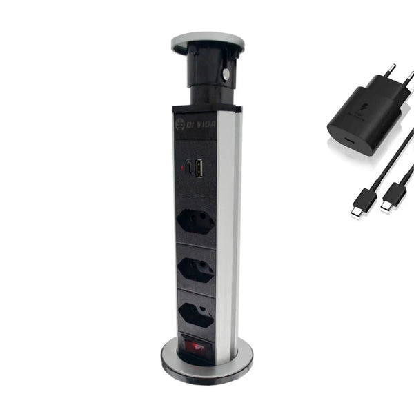Torre de Toma Retráctil Multiplug