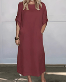 Vestido Casual Susan | Lino Puro - (Sueltito)