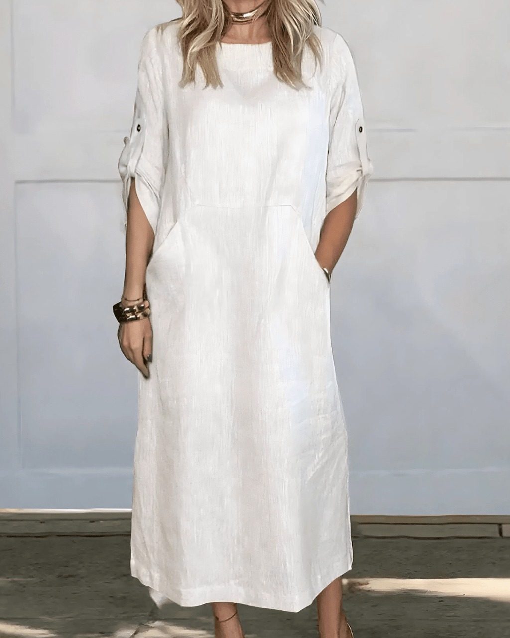 Vestido Casual Susan | Lino Puro - (Sueltito)