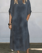 Vestido Casual Susan | Lino Puro - (Sueltito)