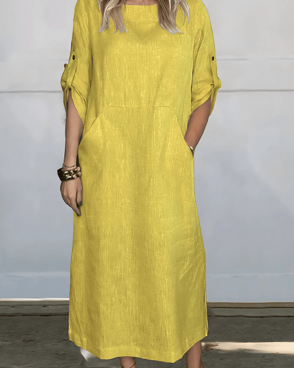 Vestido Casual Susan | Lino Puro - (Sueltito)