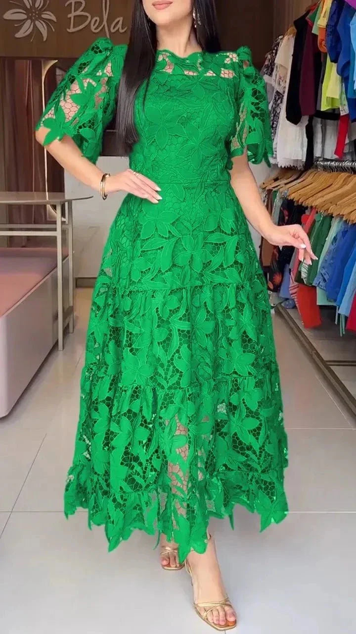 Vestido Femenino de Encaje Anaju